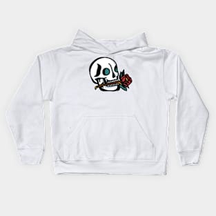 flower skull Kids Hoodie